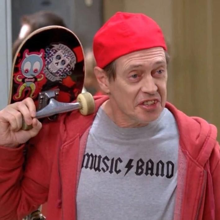 It had to be a pic of Buscemi, no one is going to recognize Dick Clark