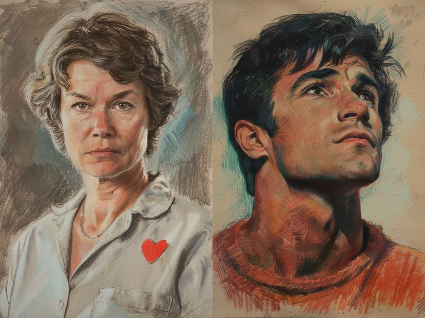 Two more Midjourney portraits, this time of Jenny and Garp