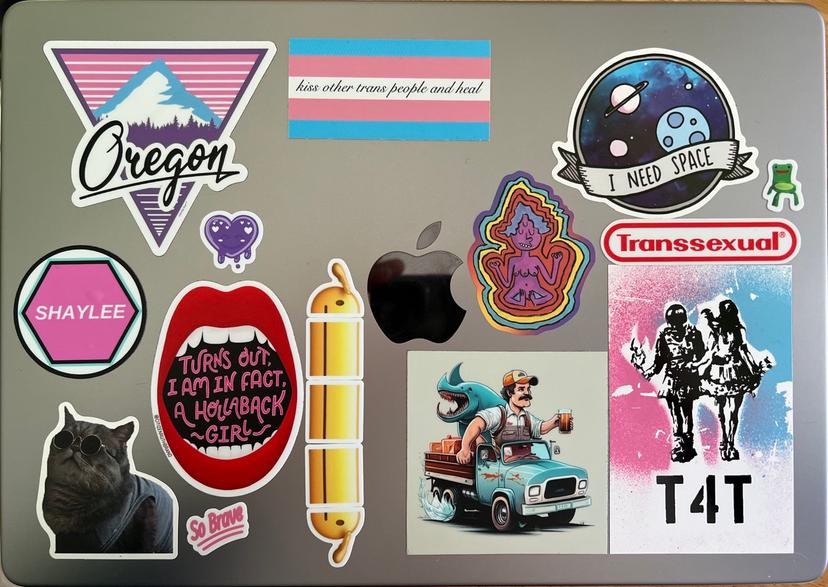 My laptop sticker collection