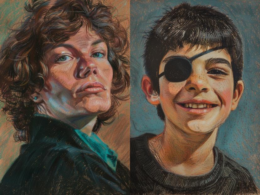 I Midjourneyed up some portraits of Roberta and Duncan